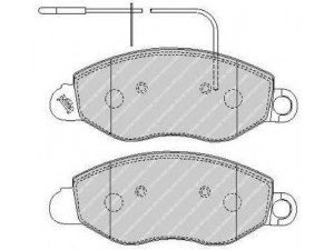FERODO FSL1616 stabdžių trinkelių rinkinys, diskinis stabdys 
 Techninės priežiūros dalys -> Papildomas remontas
41060-9X225, 41060-9X226, 410600X226