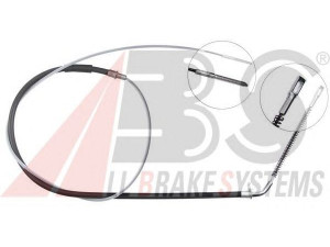 A.B.S. K10236 trosas, stovėjimo stabdys 
 Stabdžių sistema -> Valdymo svirtys/trosai
34 40 1 154 437