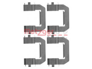 METZGER 109-1776 priedų komplektas, diskinių stabdžių trinkelės 
 Stabdžių sistema -> Diskinis stabdys -> Stabdžių dalys/priedai