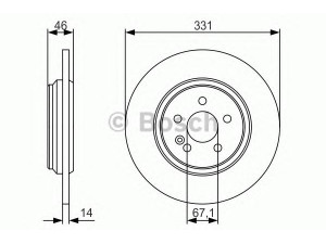 BOSCH 0 986 479 S12 stabdžių diskas 
 Stabdžių sistema -> Diskinis stabdys -> Stabdžių diskas
163 423 00 12, A 163 423 00 12