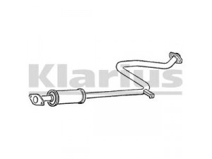 KLARIUS 250079 vidurinis duslintuvas 
 Išmetimo sistema -> Duslintuvas
2030076J00, 2030076J00