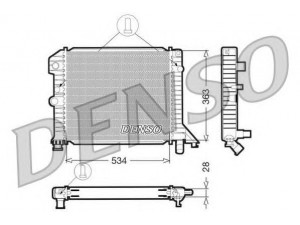 DENSO DRM33021 radiatorius, variklio aušinimas 
 Aušinimo sistema -> Radiatorius/alyvos aušintuvas -> Radiatorius/dalys
435289, 446966, 454074