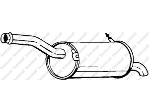 BOSAL 135-079 galinis duslintuvas 
 Išmetimo sistema -> Duslintuvas
1730.A0