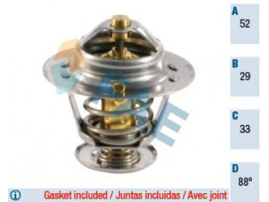 FAE 5304888 termostatas, aušinimo skystis 
 Aušinimo sistema -> Termostatas/tarpiklis -> Thermostat
JDE 1275, 16340-54010, 90916-03062