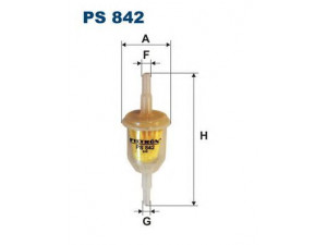 FILTRON PS842 kuro filtras 
 Degalų tiekimo sistema -> Kuro filtras/korpusas
13321277481, 13321277497, 13321278272