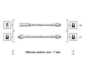MAGNETI MARELLI 941318111253 uždegimo laido komplektas 
 Kibirkšties / kaitinamasis uždegimas -> Uždegimo laidai/jungtys