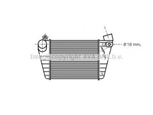 AVA QUALITY COOLING AI4185 tarpinis suslėgto oro aušintuvas, kompresorius 
 Variklis -> Oro tiekimas -> Įkrovos agregatas (turbo/superįkrova) -> Tarpinis suslėgto oro aušintuvas
1J0145803G, 1J0145803F, 1J0145803G