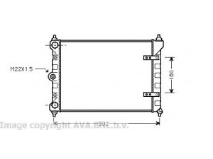 AVA QUALITY COOLING VW2095 radiatorius, variklio aušinimas 
 Aušinimo sistema -> Radiatorius/alyvos aušintuvas -> Radiatorius/dalys
867121251B