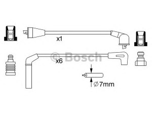 BOSCH 0 986 357 248 uždegimo laido komplektas 
 Kibirkšties / kaitinamasis uždegimas -> Uždegimo laidai/jungtys
04797 685, 4797 685, 04797 685