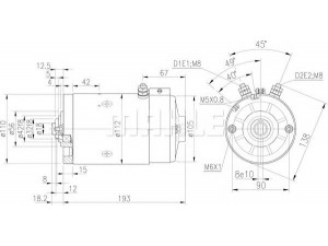 MAHLE ORIGINAL MM 271 elektrovariklis
