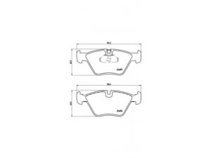 BREMBO P 06 022 stabdžių trinkelių rinkinys, diskinis stabdys 
 Techninės priežiūros dalys -> Papildomas remontas
34111163387, 34111163953, 34111164330