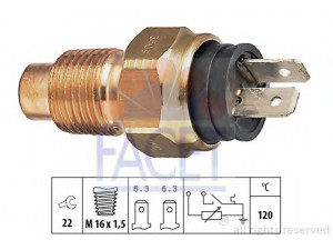 FACET 7.3509 siuntimo blokas, aušinimo skysčio temperatūra 
 Elektros įranga -> Jutikliai
60806378, 60811250, 7762300, 60809521