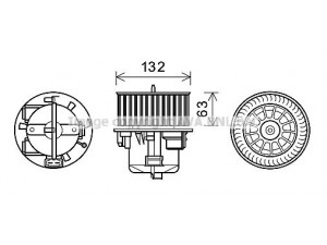 PRASCO VO8179 elektrovariklis, vidinis pūtiklis 
 Šildymas / vėdinimas -> Orpūtė/dalys
31291517, 8623277