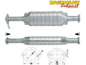 MAGNAFLOW 80062D katalizatoriaus keitiklis 
 Išmetimo sistema -> Katalizatoriaus keitiklis
60663217