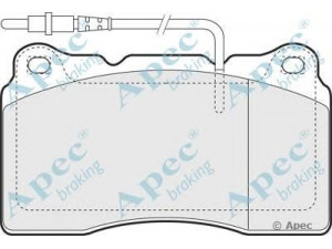 APEC braking PAD1241 stabdžių trinkelių rinkinys, diskinis stabdys 
 Techninės priežiūros dalys -> Papildomas remontas
425255, 425460, 9404252548, 9404254608