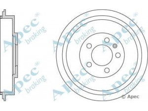 APEC braking DRM9169 stabdžių būgnas 
 Stabdžių sistema -> Būgninis stabdys -> Stabdžių būgnas
1J0609617B