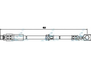 APEC braking HOS3710 stabdžių žarnelė 
 Stabdžių sistema -> Stabdžių žarnelės
5562203, 24436541, 24436541, 5562203