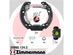 ZIMMERMANN 20990.124.3 stabdžių trinkelių komplektas 
 Techninės priežiūros dalys -> Papildomas remontas