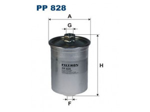 FILTRON PP828 kuro filtras 
 Techninės priežiūros dalys -> Papildomas remontas
92811014202, 92811014700, 92811014704