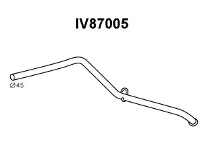 VENEPORTE IV87005 išleidimo kolektorius 
 Išmetimo sistema -> Išmetimo vamzdžiai
93806153, 93806155