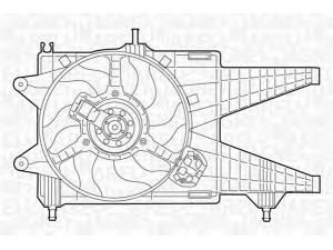 MAGNETI MARELLI 069422047010 ventiliatorius, radiatoriaus 
 Aušinimo sistema -> Oro aušinimas
51708004, 51738689, 51760613
