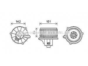 AVA QUALITY COOLING KA8227 elektrovariklis, vidinis pūtiklis 
 Šildymas / vėdinimas -> Orpūtė/dalys
0K30C61B10