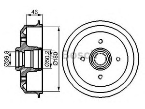 BOSCH 0 986 477 015 stabdžių būgnas 
 Stabdžių sistema -> Būgninis stabdys -> Stabdžių būgnas
1598117, 6080431, 6086628, 81AB 1113 AF