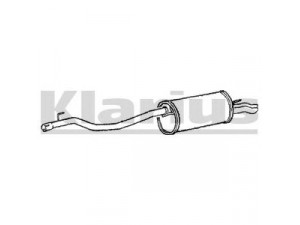 KLARIUS VW575P galinis duslintuvas 
 Išmetimo sistema -> Duslintuvas
074253609AL, 074253609AL, 074253609AL