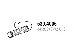 ASSO 530.4006 lanksti žarna, išmetimo sistema
9484920919