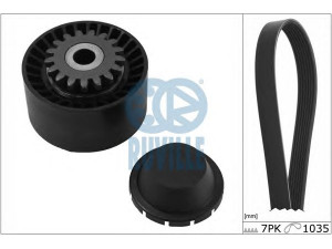 RUVILLE 5560380 V formos rumbuotas diržas, komplektas 
 Techninės priežiūros dalys -> Techninės priežiūros intervalai
7701478934