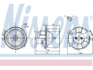 NISSENS 87138 vidaus pūtiklis 
 Šildymas / vėdinimas -> Orpūtė/dalys
6441P1