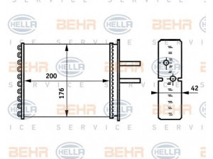 HELLA 8FH 351 313-381 šilumokaitis, salono šildymas 
 Šildymas / vėdinimas -> Šilumokaitis
5893932