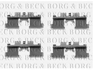 BORG & BECK BBK1105 priedų komplektas, diskinių stabdžių trinkelės 
 Stabdžių sistema -> Diskinis stabdys -> Stabdžių dalys/priedai