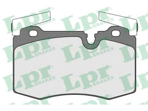 LPR 05P1556 stabdžių trinkelių rinkinys, diskinis stabdys 
 Techninės priežiūros dalys -> Papildomas remontas
34116784726, 34116789157