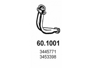 ASSO 60.1001 išleidimo kolektorius 
 Išmetimo sistema -> Išmetimo vamzdžiai
3445771, 3453398