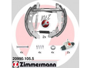 ZIMMERMANN 20990.105.5 stabdžių trinkelių komplektas 
 Techninės priežiūros dalys -> Papildomas remontas