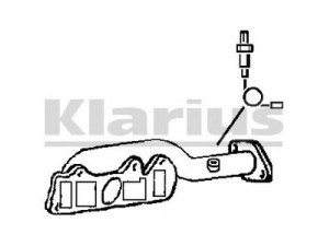 KLARIUS 301751 išleidimo kolektorius 
 Išmetimo sistema -> Išmetimo vamzdžiai
N3H313450G