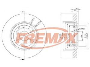 FREMAX BD-4199 stabdžių diskas 
 Stabdžių sistema -> Diskinis stabdys -> Stabdžių diskas
40206-3X00B, 40206-5X00A, 40206-5X01A