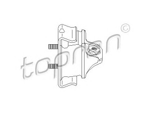 TOPRAN 110 984 variklio montavimas 
 Variklis -> Variklio montavimas -> Variklio montavimo rėmas
901 241 24 13, 2D0 199 379