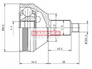 KAMOKA 7086 jungčių komplektas, kardaninis velenas 
 Ratų pavara -> Sujungimai/komplektas
6Q0498099B, 6Q0498099B, 6Q0498099B