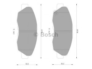 BOSCH 0 986 AB2 363 stabdžių trinkelių rinkinys, diskinis stabdys 
 Techninės priežiūros dalys -> Papildomas remontas
06450-S5D-A01, 06450-S9A-000, 45022-S10-000