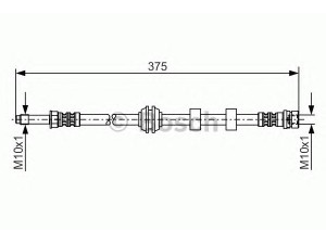 BOSCH 1 987 476 626 stabdžių žarnelė 
 Stabdžių sistema -> Stabdžių žarnelės
1071938, 6758577, 6960026, 7067563