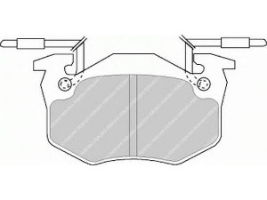 FERODO FSL428 stabdžių trinkelių rinkinys, diskinis stabdys 
 Techninės priežiūros dalys -> Papildomas remontas
95589273, 95624484
