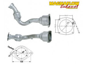 MAGNAFLOW 76036D katalizatoriaus keitiklis 
 Išmetimo sistema -> Katalizatoriaus keitiklis
1731X7, 1493803080, 9653555580