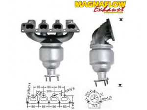 MAGNAFLOW 75808 katalizatoriaus keitiklis 
 Išmetimo sistema -> Katalizatoriaus keitiklis
5850092