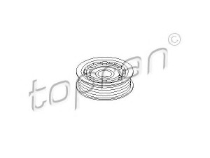TOPRAN 401 407 kreipiantysis skriemulys, V formos rumbuotas diržas 
 Diržinė pavara -> V formos rumbuotas diržas/komplektas -> Laisvasis/kreipiamasis skriemulys
640 202 03 19