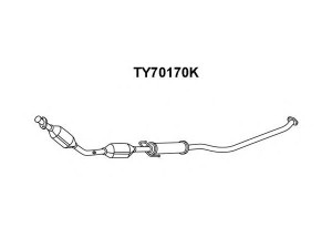 VENEPORTE TY70170K katalizatoriaus keitiklis
1741022260, 1741022440