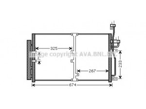AVA QUALITY COOLING OL5425 kondensatorius, oro kondicionierius