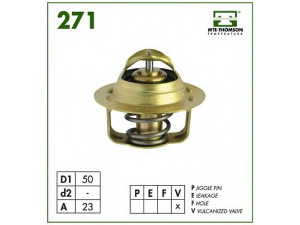 MTE-THOMSON 271.89 termostatas, aušinimo skystis 
 Aušinimo sistema -> Termostatas/tarpiklis -> Thermostat
21200-00QAA, 21306-00QAC, 7700872554