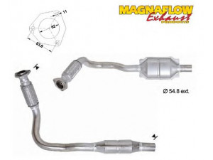 MAGNAFLOW 75831D katalizatoriaus keitiklis 
 Išmetimo sistema -> Katalizatoriaus keitiklis
5854184